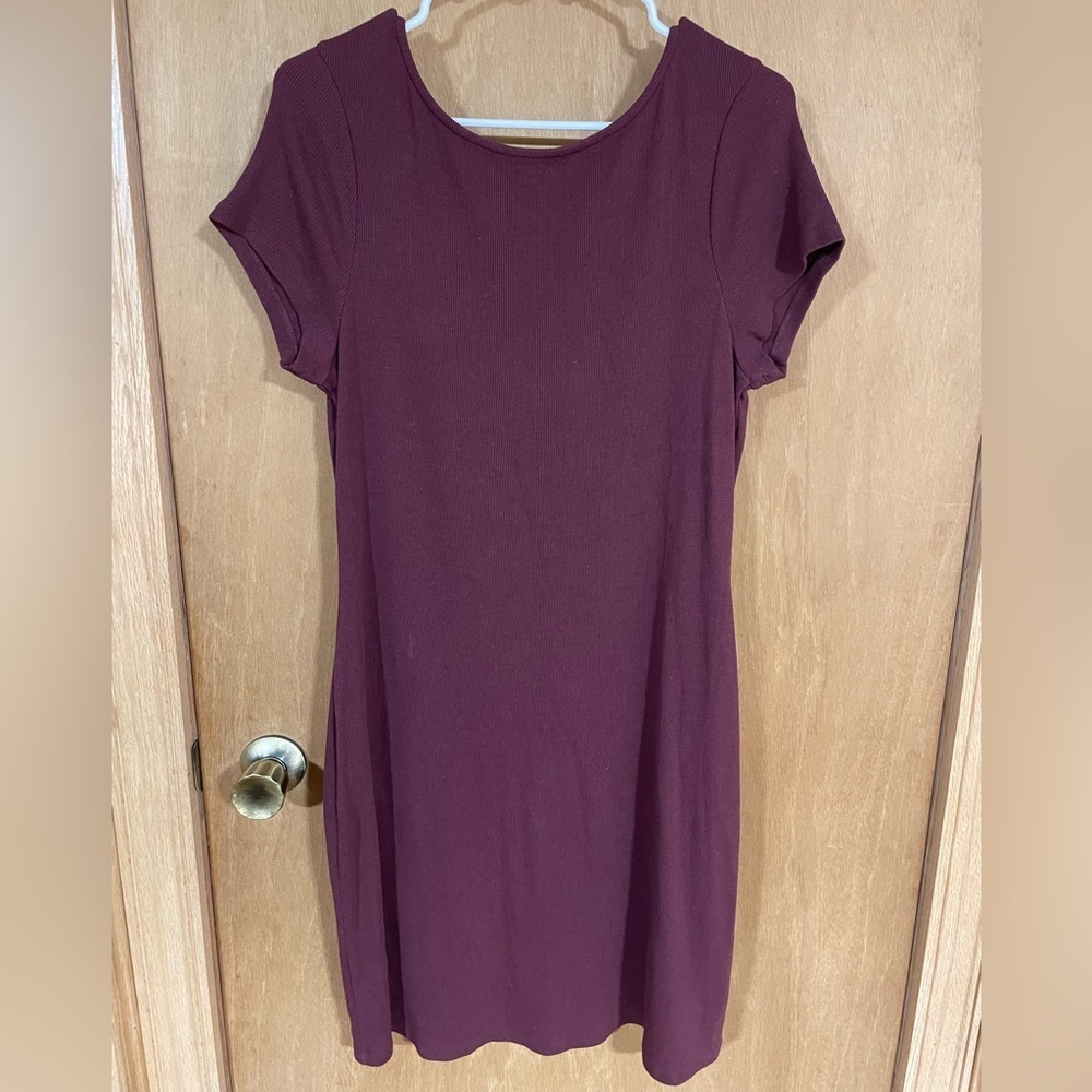 BODEN- Low-Back Rib Jersey Mini Dress